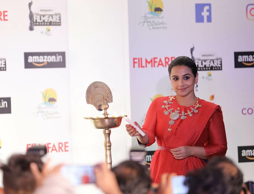 Vidya Balan kickstarts the celebration ahead of the 65th Amazon Filmfare Awards 2020 in association with at Awesome Assam