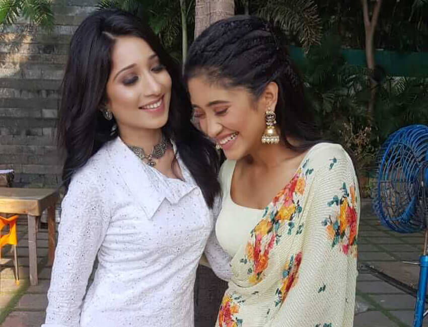 Shivangi Joshi and Vrushika Mehta bond as co-stars in Rajan Shahi's hit