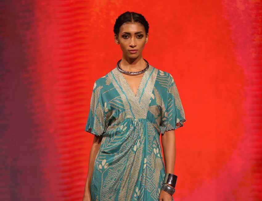 TRESemme presented Ritu Kumar’s new spring/summer 2021 colourful collection at Lakmé Fashion Week
