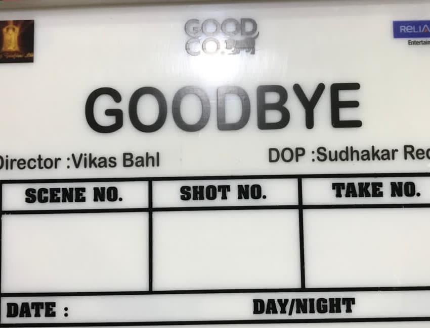 Goodbye marks the reunion of Vikas Bahl and Ekta Kapoor, who have previously collaborated on critically acclaimed films.