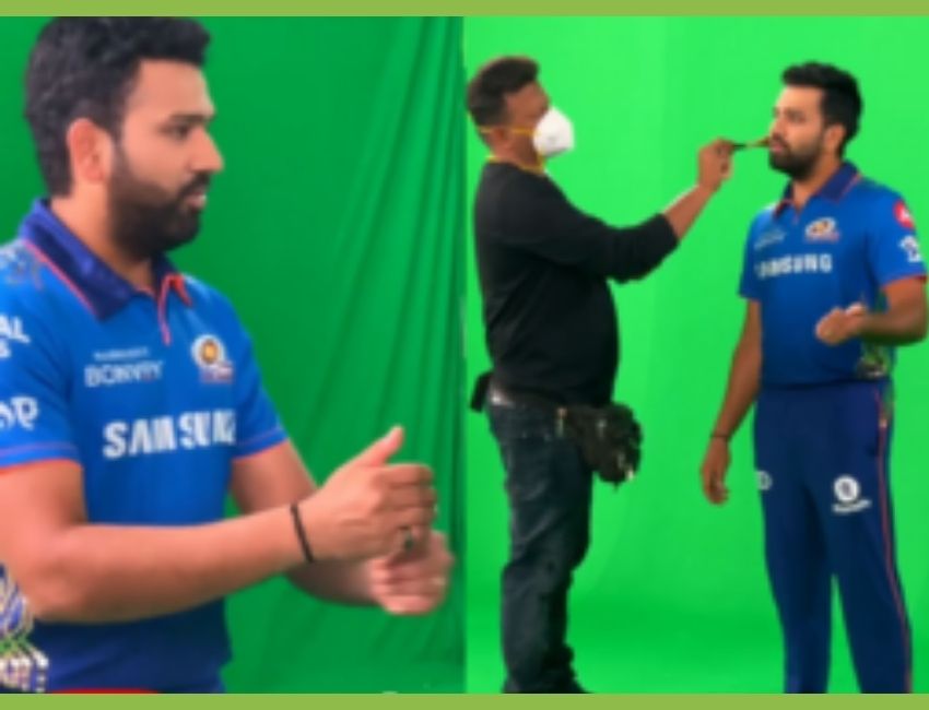 Rohit Sharma shares BTS from their shoot.| Hardik Pandya | Suryakumar Yadav|