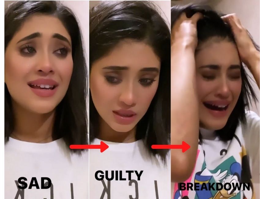 Shivangi Joshi takes down her hands on expression challenge..!