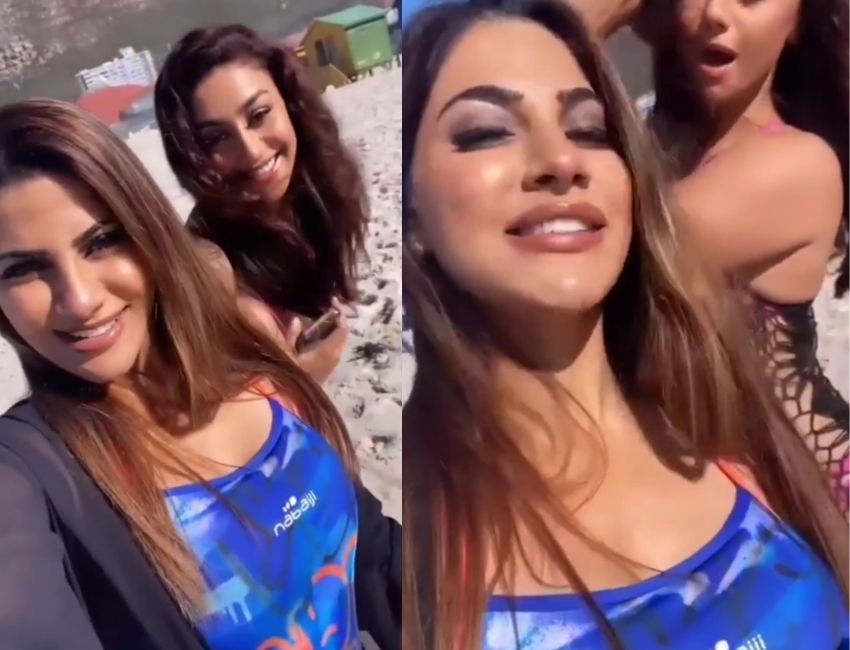 Nikki Tamboli and Mahek Chahal bikini look..!
