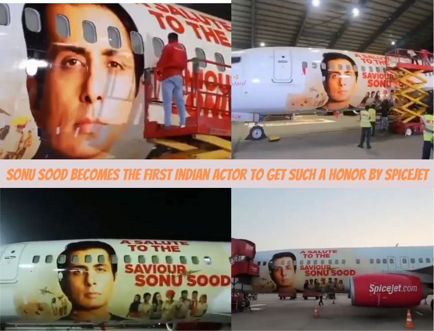 Sonu Sood becomes the first Indian actor to get such a honor by Spicejet.!