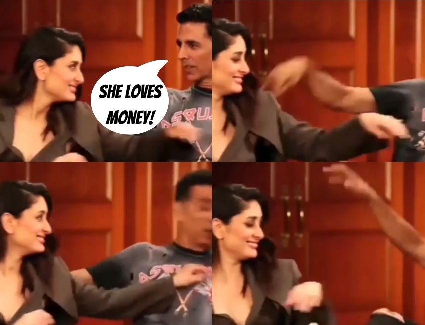 BTS moments from the masti between Akshay kumar and Kareena Kapoor..!