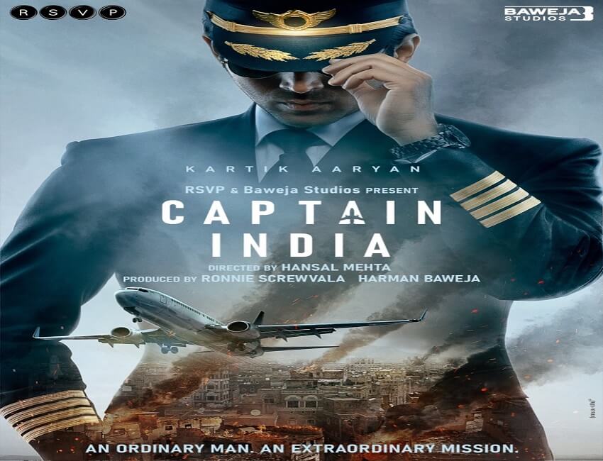 Kartik Aaryan in Captain India