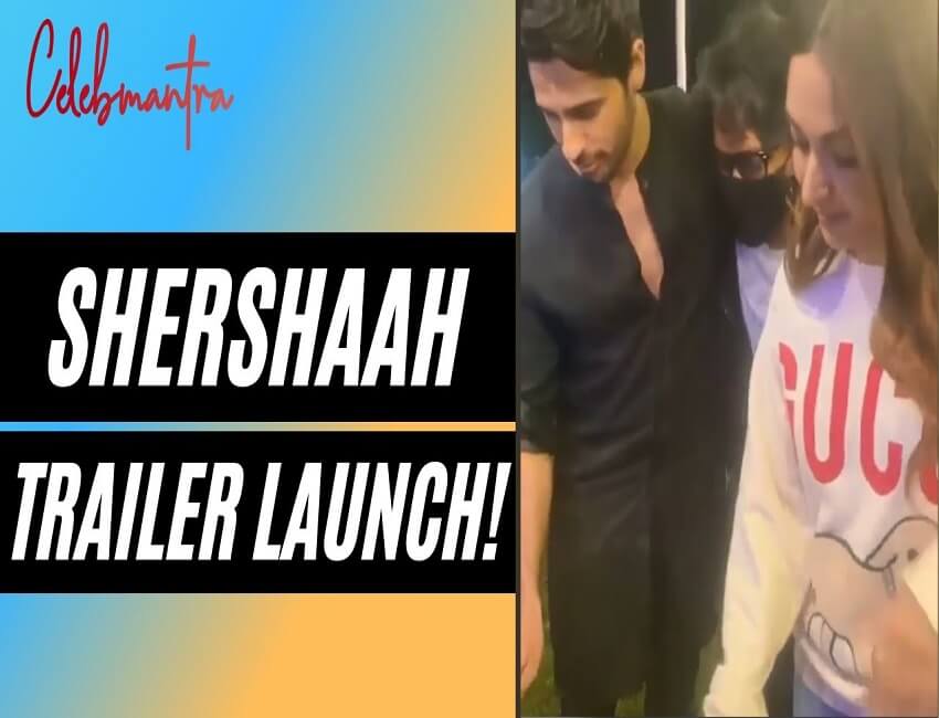 WATCH: How did Sidharth Malhotra and Kiara Advani celebrate Shershaah Trailer Launch? | Karan Johar|