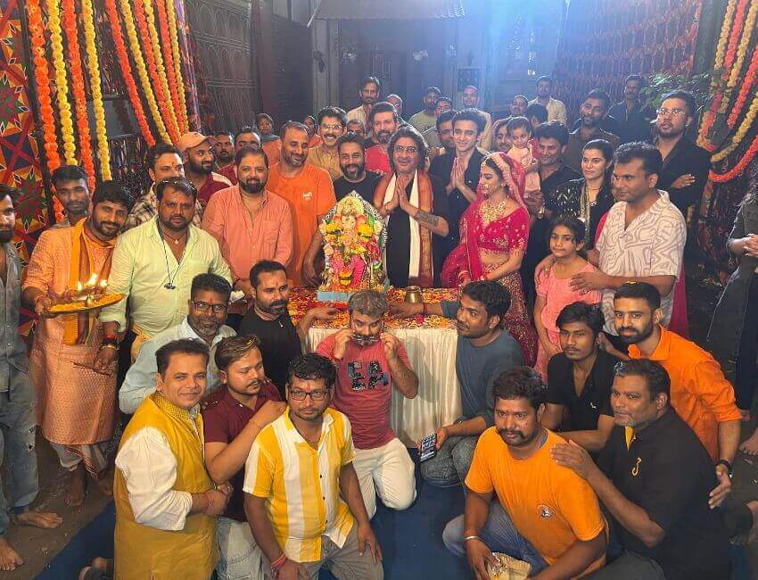 A Special Ganpati Celebration Across the Sets of Rajan Shahi and Deepa Shahi’s Iconic Shows