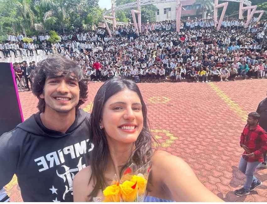 Shantanu Maheshwari and Medha Rana light up Indore with a fun visit for Amazon MX Player’s Ishq In The Air