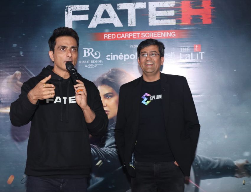 Explurger Hosts Exclusive Red Carpet Screening of latest action-thriller FATEH along with Sonu Sood in New Delhi