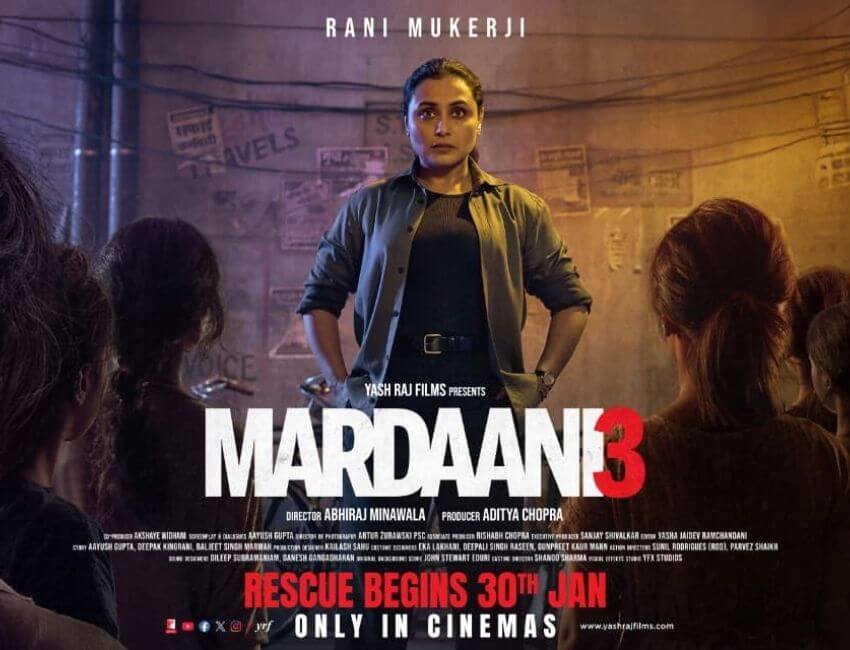Yash Raj Films unveils the Trailer of Rani Mukerji’s Mardaani 3, marking the start of the 30th anniversary celebration of India’s cinematic icon!
